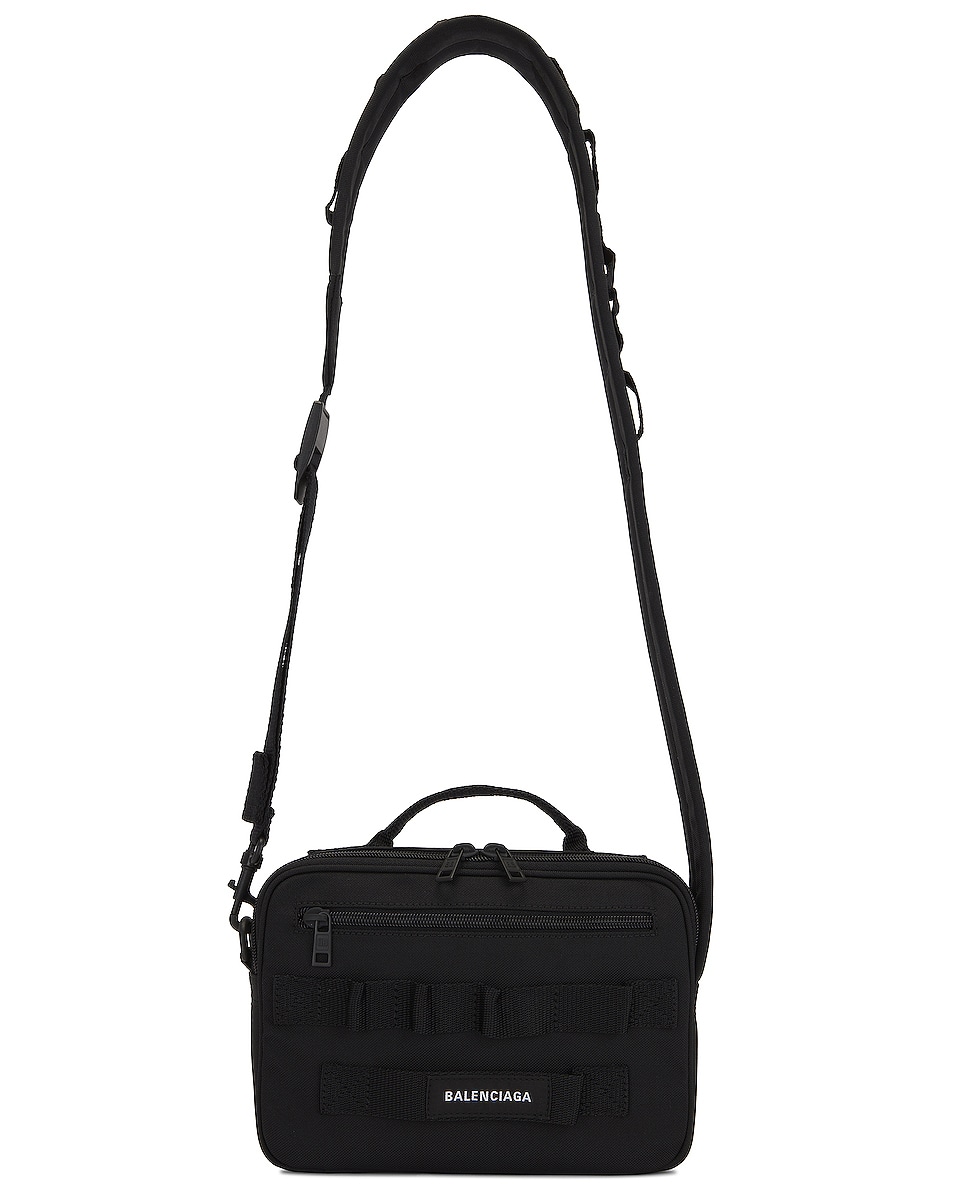 Image 1 of Balenciaga Army Pouch with Strap in Black