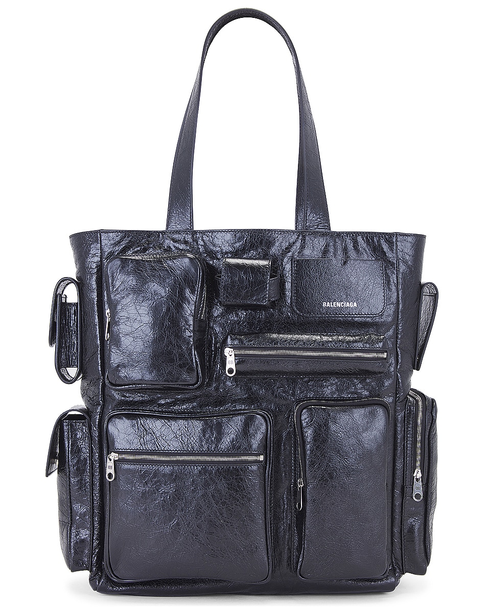 Image 1 of Balenciaga Superbusy Tote Bag in Black