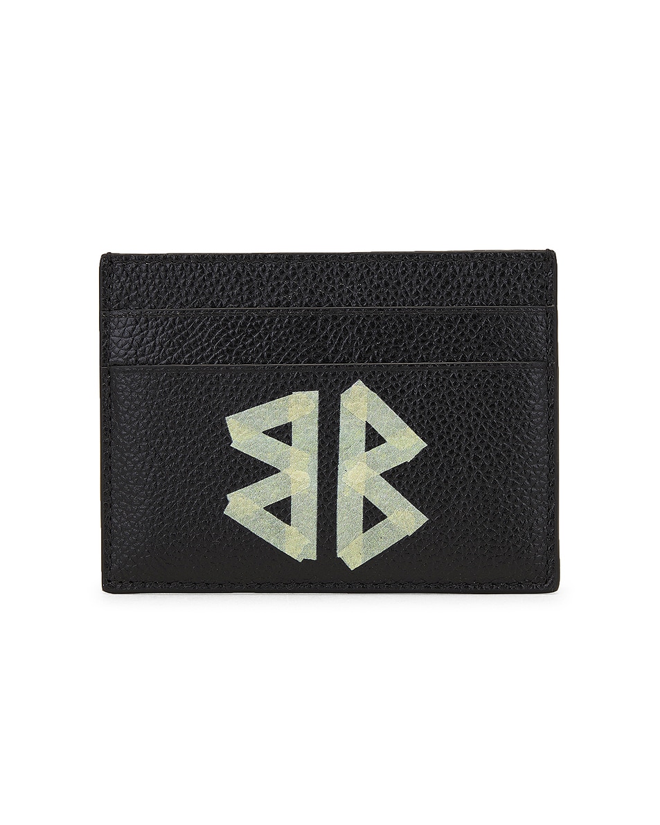 Image 1 of Balenciaga Cash Card Holder in Black & Paper