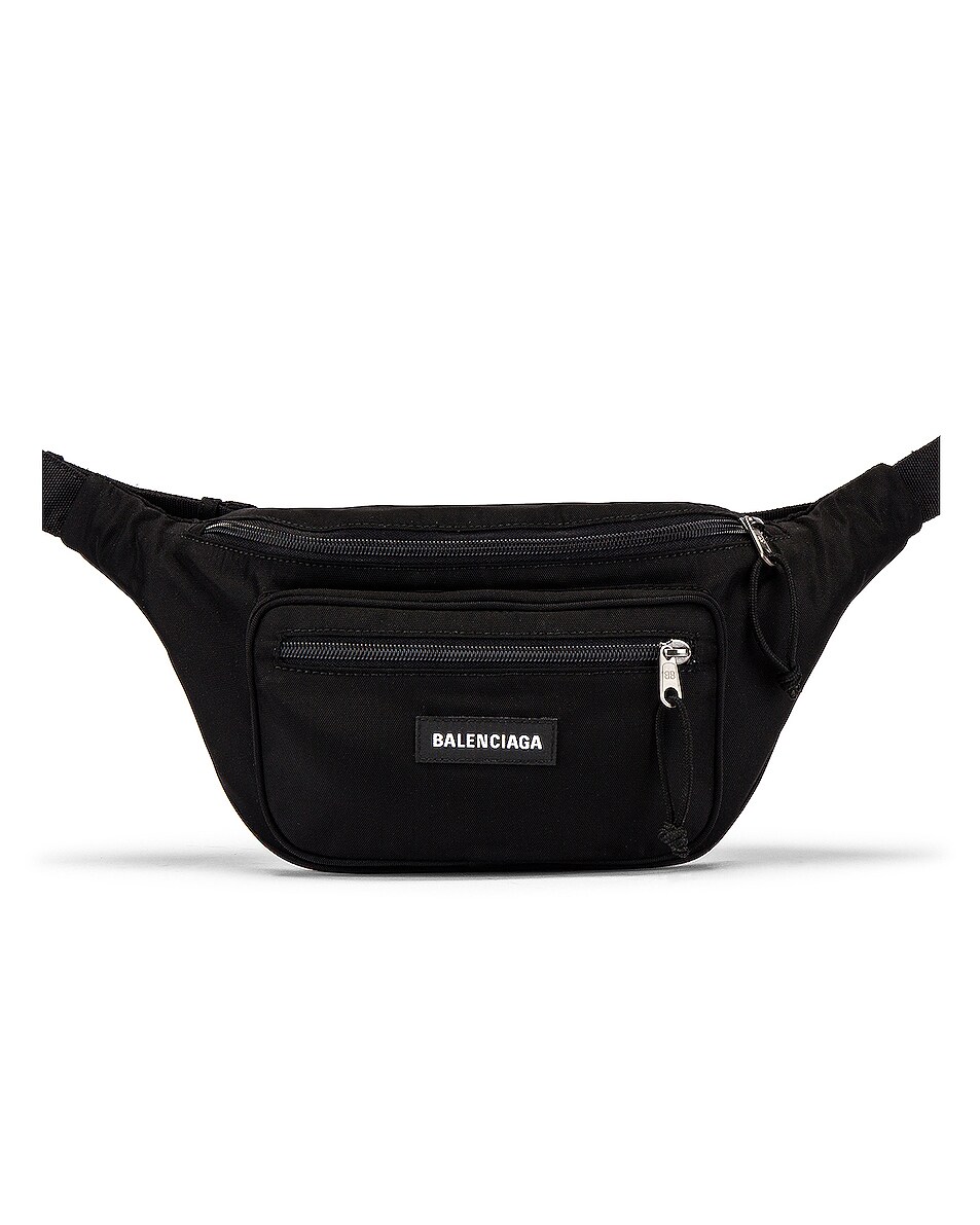 Image 1 of Balenciaga Explorer Belt Pack in Black