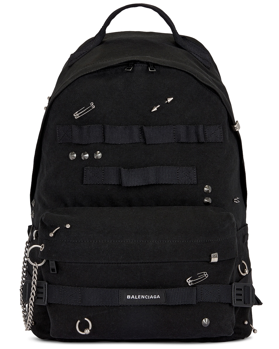 Image 1 of Balenciaga Army Backpack in Black