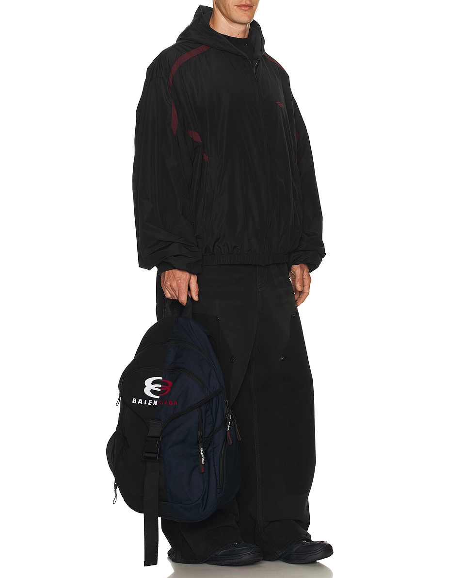 Unity Backpack Balenciaga Unity Backpack in Black & Navy | FWRD
