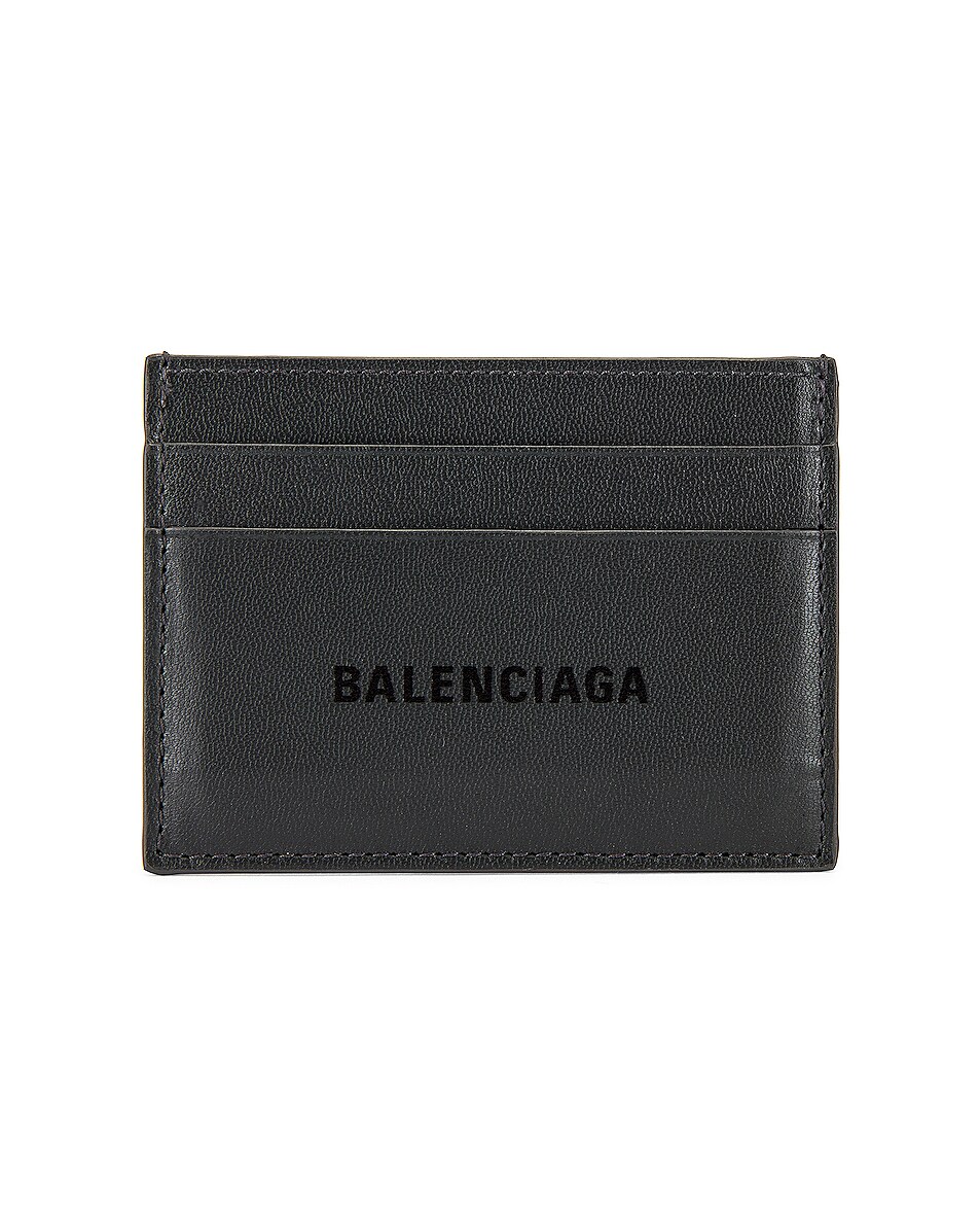 Image 1 of Balenciaga Cash Card Holder in Dark Grey & L Black