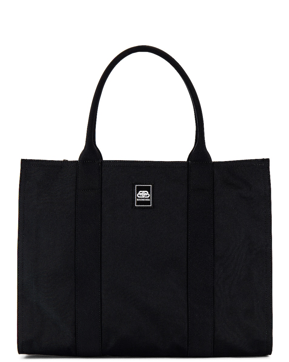Image 1 of Balenciaga Trade E-W Zip Tote Bag in Black