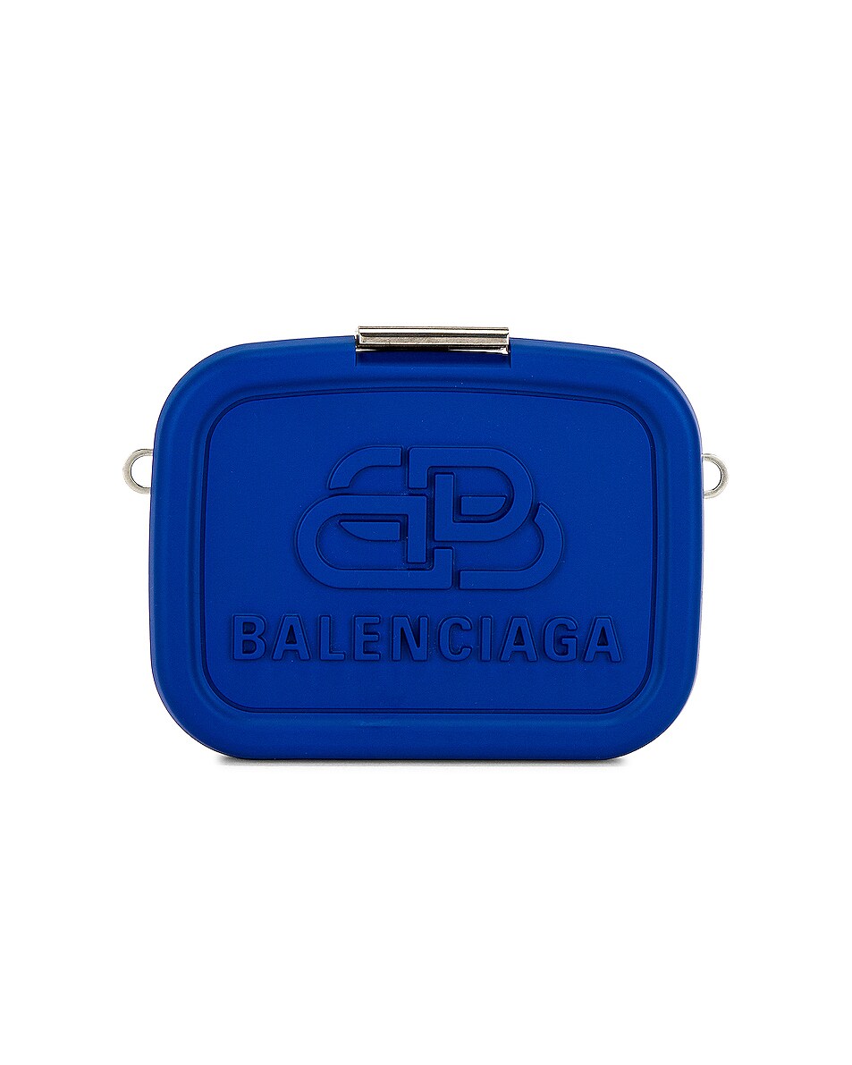 Image 1 of Balenciaga Lunch Box Mini Case in Blue