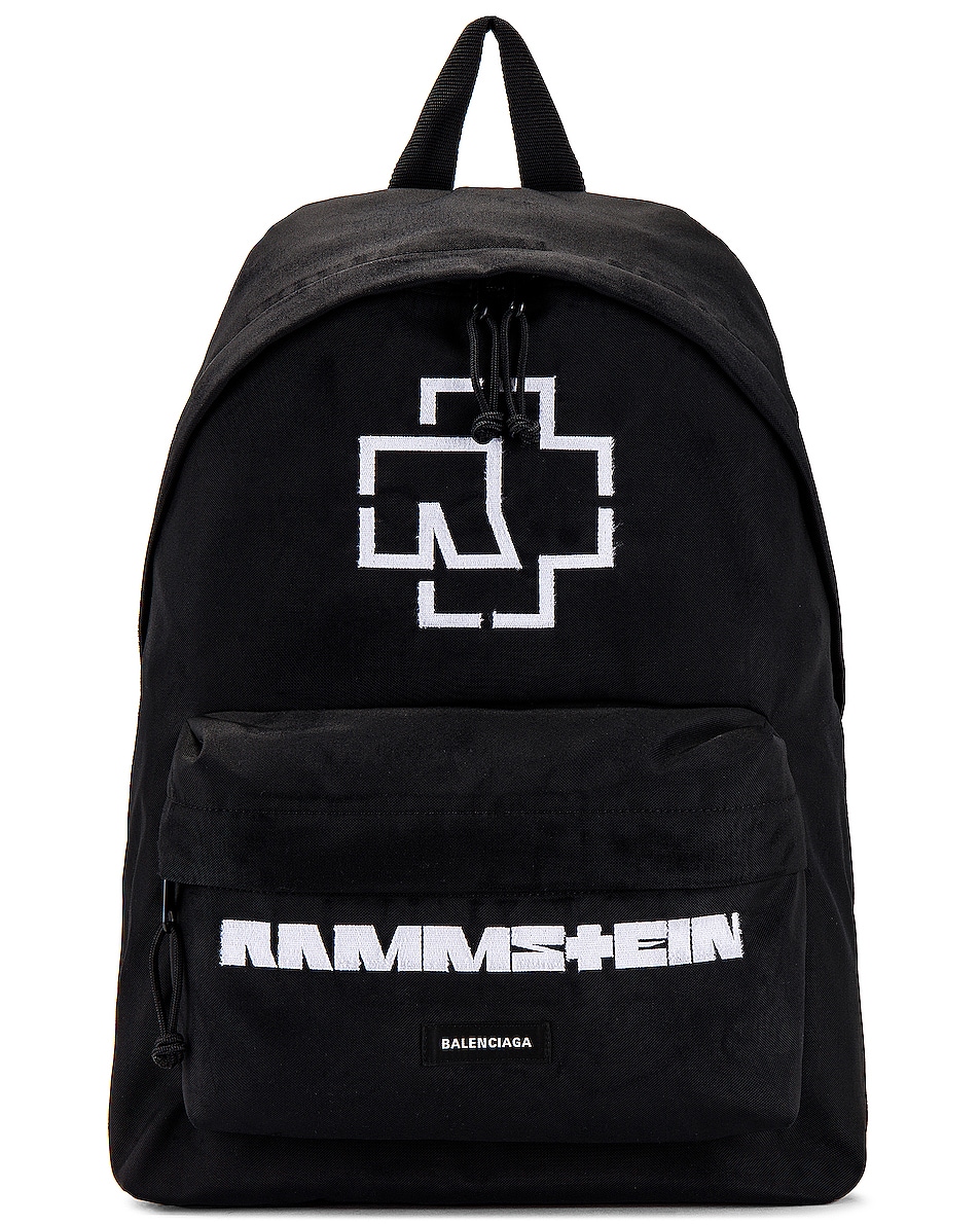 Image 1 of Balenciaga Rammstein Backpack in Black