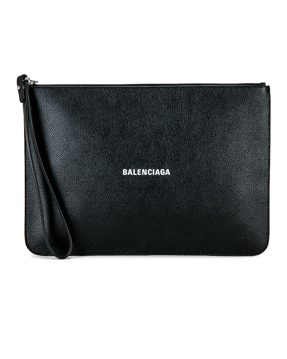 Image 1 of Balenciaga Cash Pouch in Black