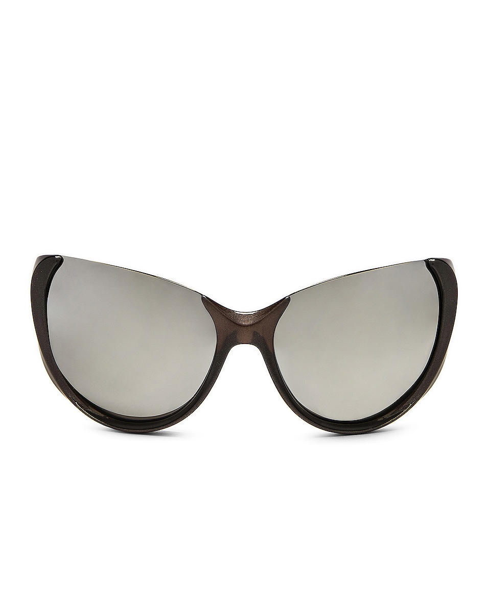 Balenciaga Xpander Butterfly Sunglasses in Silver FWRD