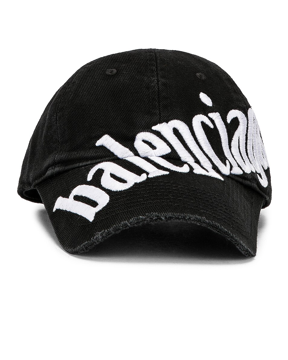 Image 1 of Balenciaga Diagonal Hat in Black & White