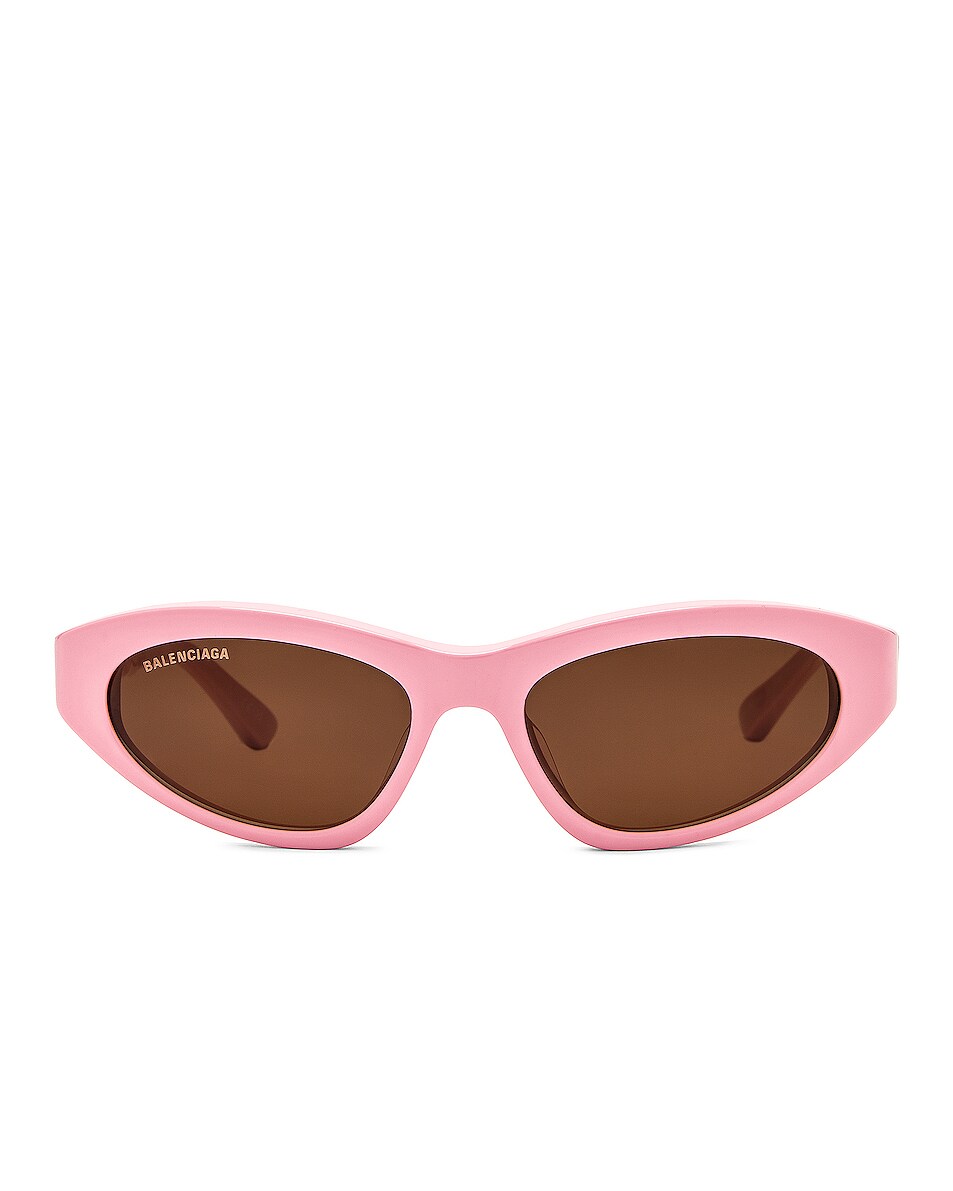 Image 1 of Balenciaga Twist Cat Sunglasses in Pink
