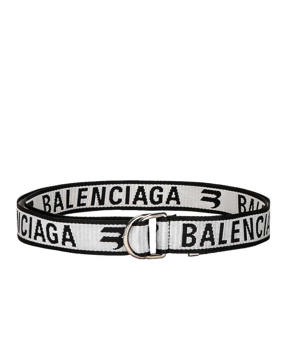Image 1 of Balenciaga D Ring Belt in Balenciaga Grey