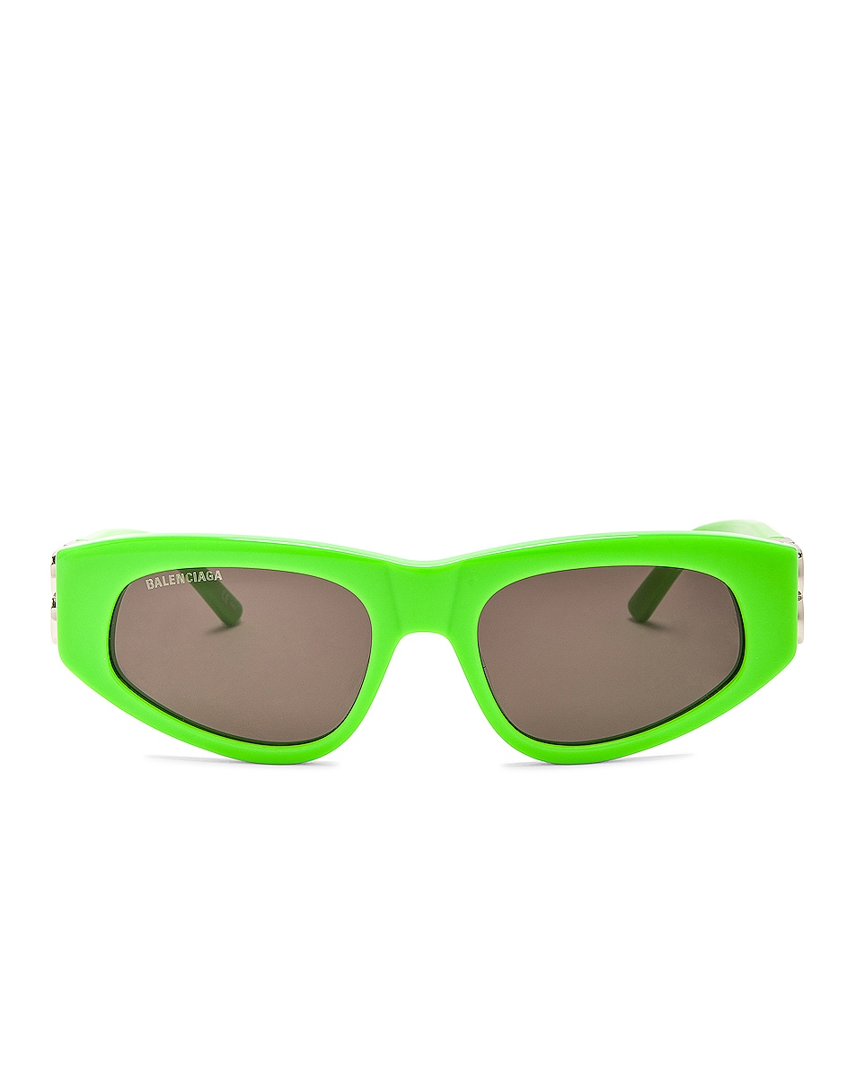 Image 1 of Balenciaga Dynasty Sunglasses in Green