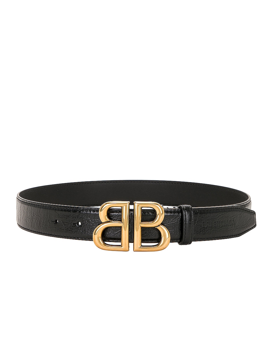 Image 1 of Balenciaga Monaco 30 Belt in Black