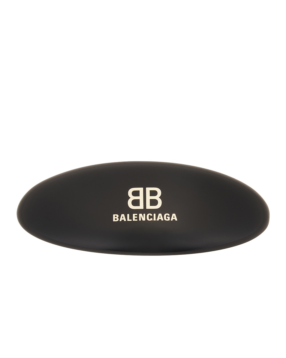 Image 1 of Balenciaga Hairclip in Black & Gold