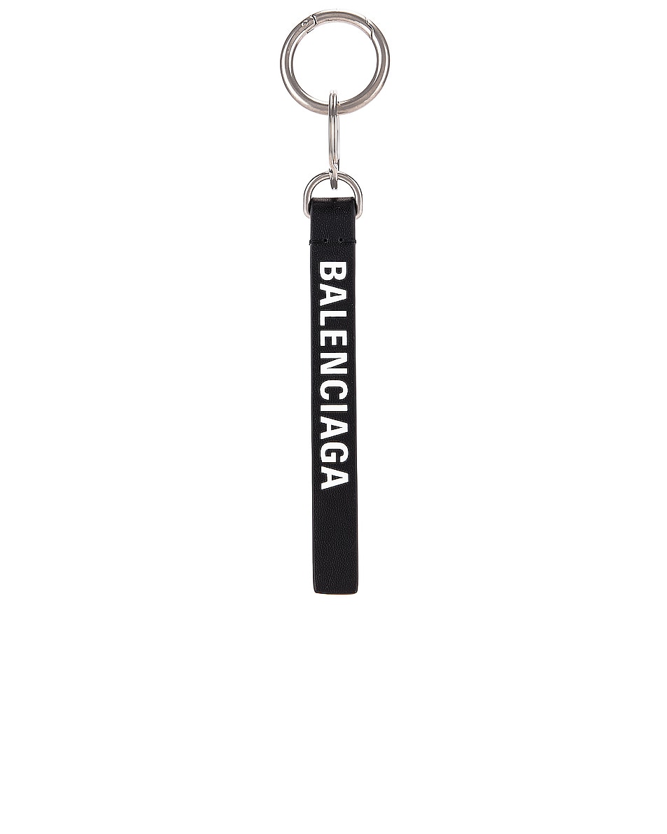Image 1 of Balenciaga Everyday Key Ring in Black