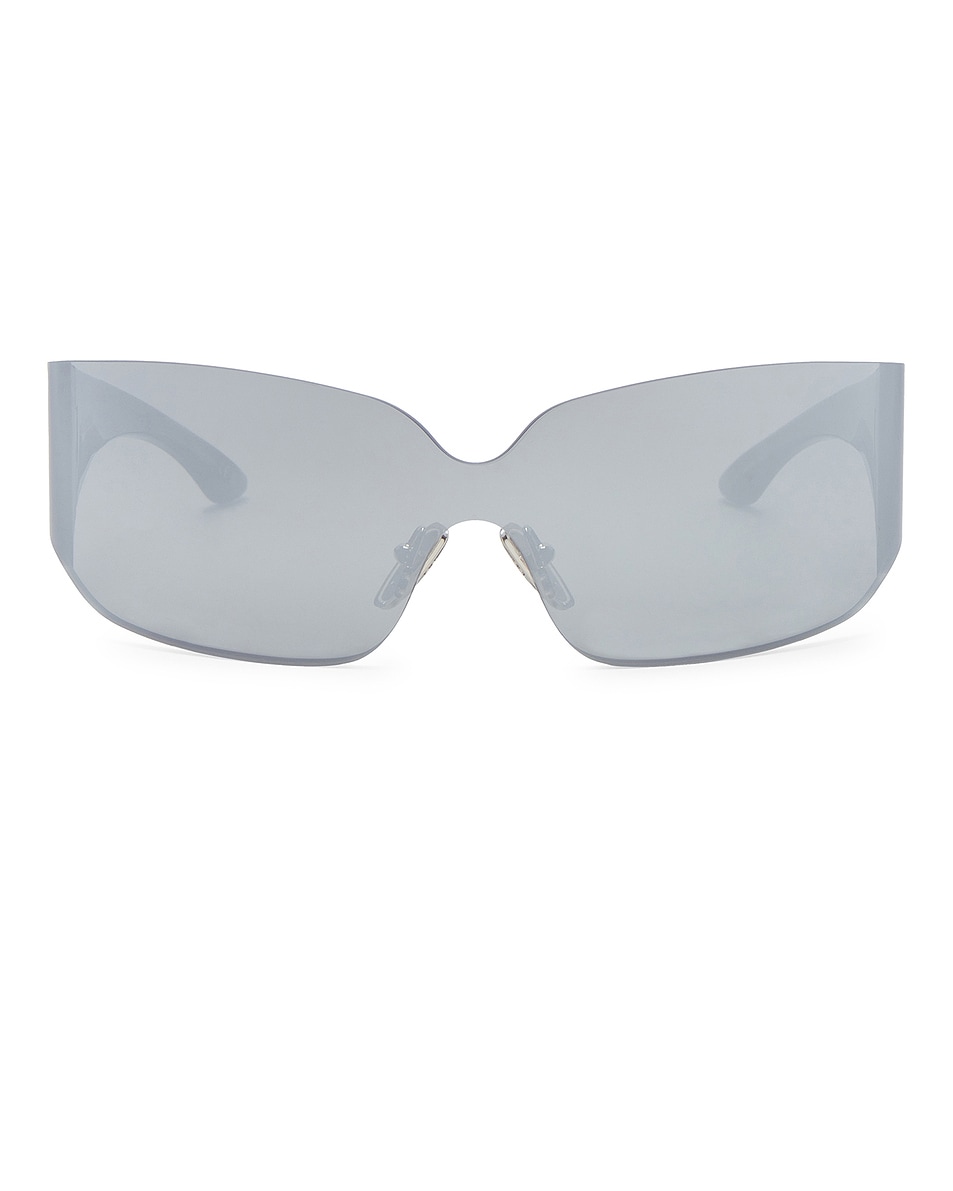 Image 1 of Balenciaga Mono Sunglasses in Silver