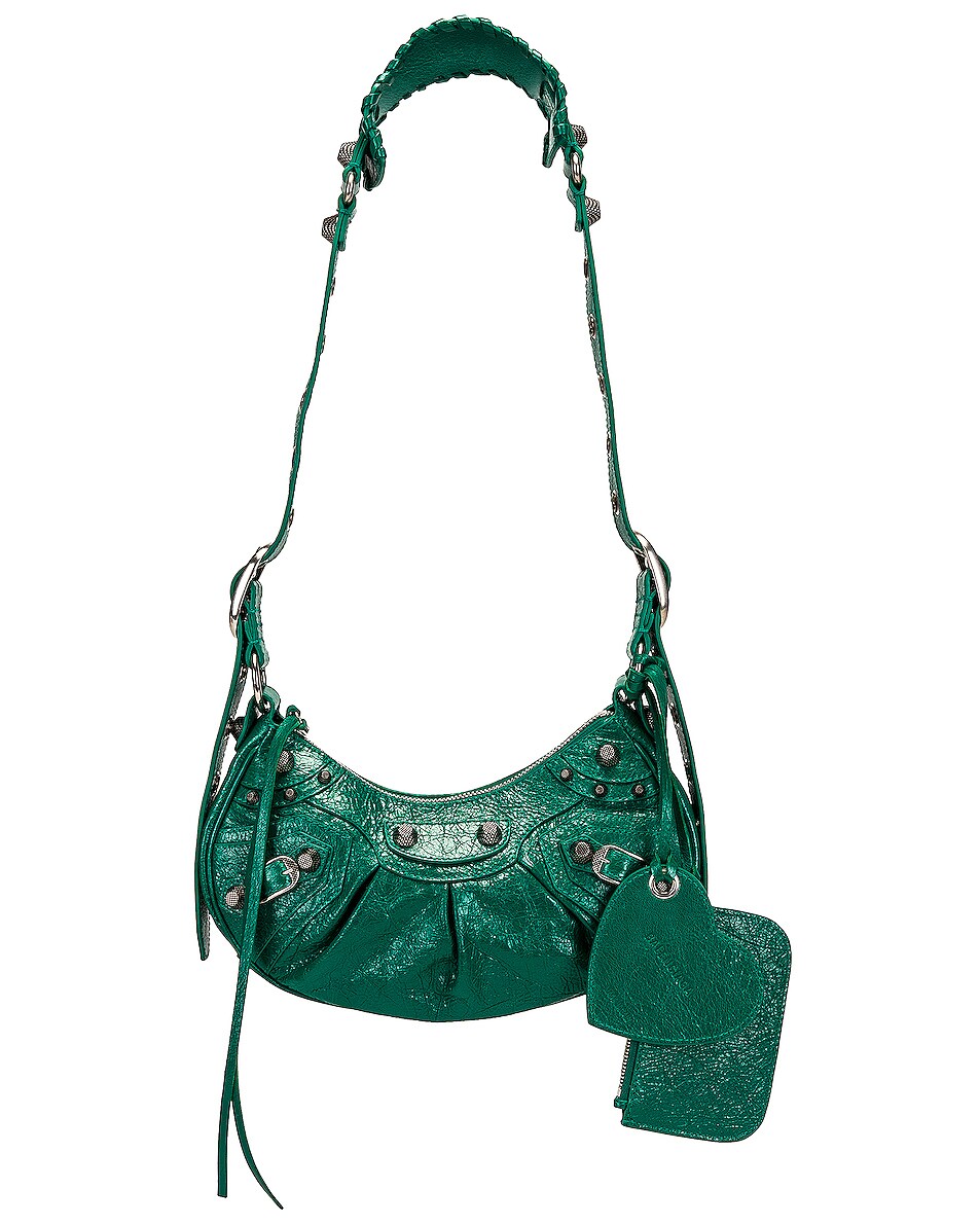 Image 1 of Balenciaga XS Le Cagole Shoulder Bag in Jade