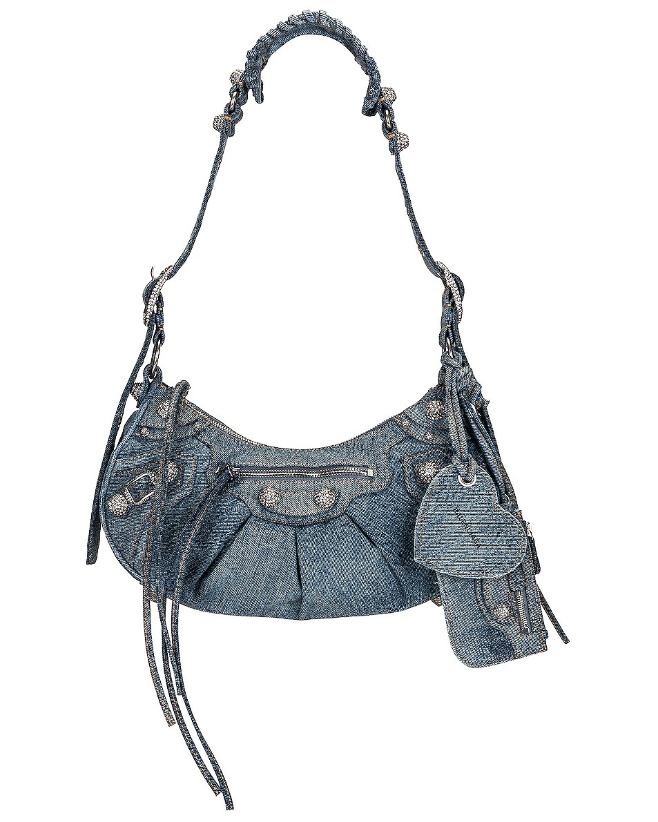 Image 1 of Balenciaga Small Le Cagole Shoulder Bag in Blue