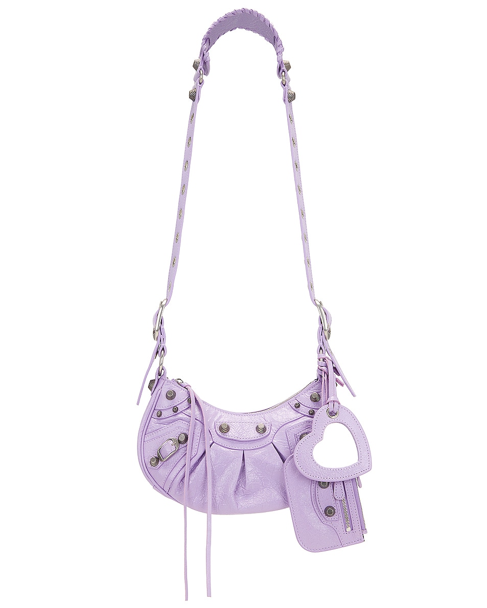 Image 1 of Balenciaga Extra Small Le Cagole Shoulder Bag in Lilac