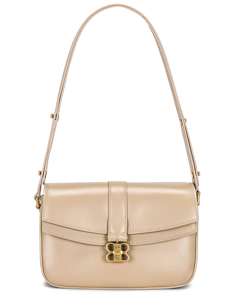 Image 1 of Balenciaga Small Lady Flap Bag in Taupe