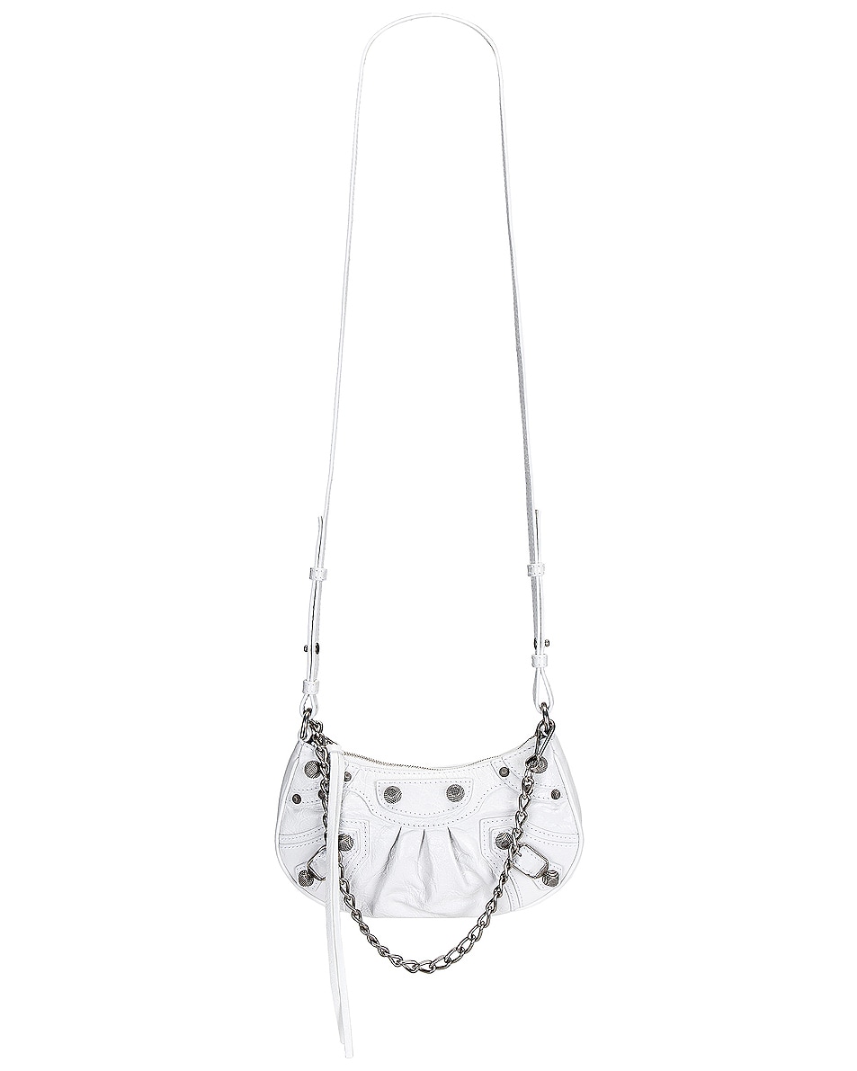 Image 1 of Balenciaga Mini Le Cagole Bag in Optic White