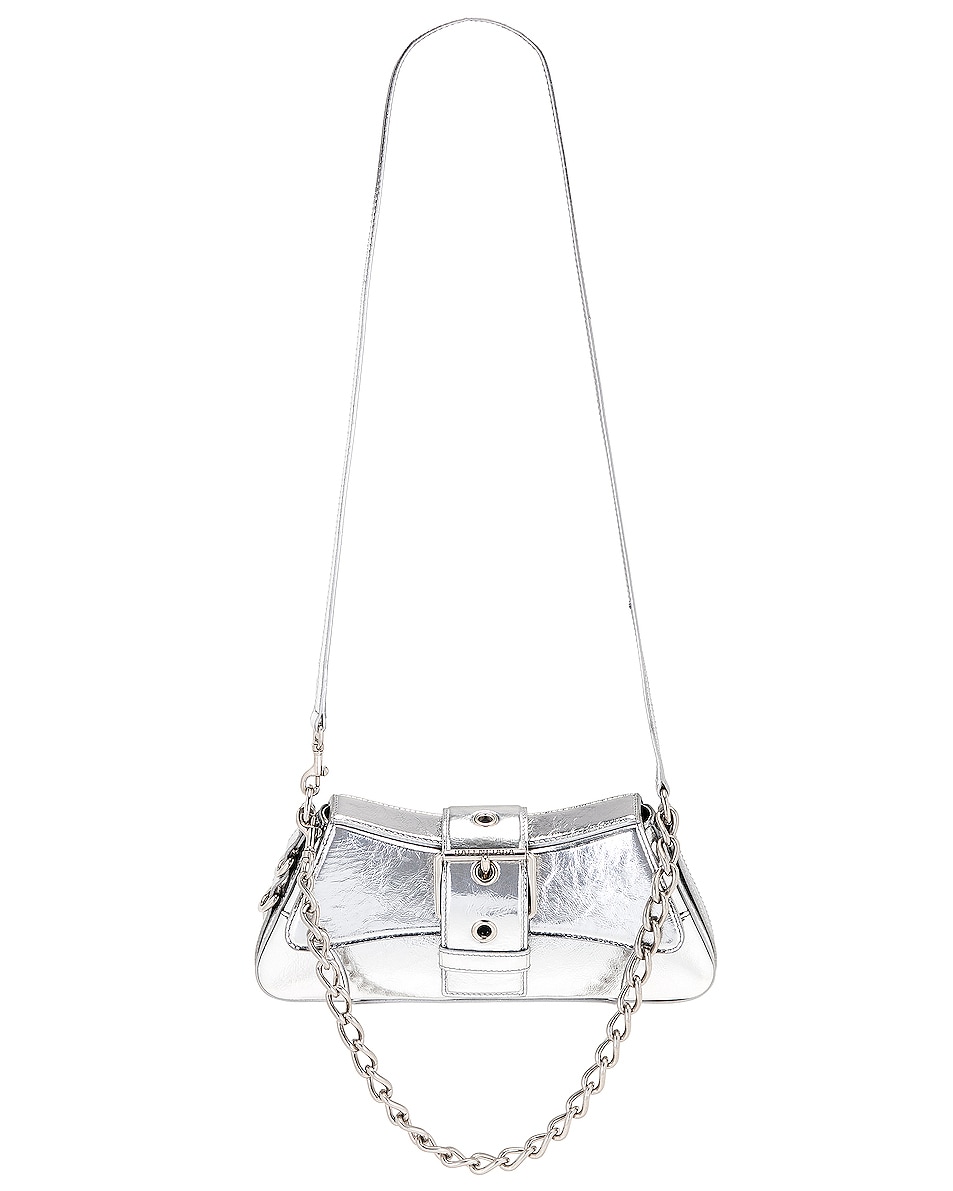 Balenciaga Small Lindsay Shoulder Bag in Silver | FWRD
