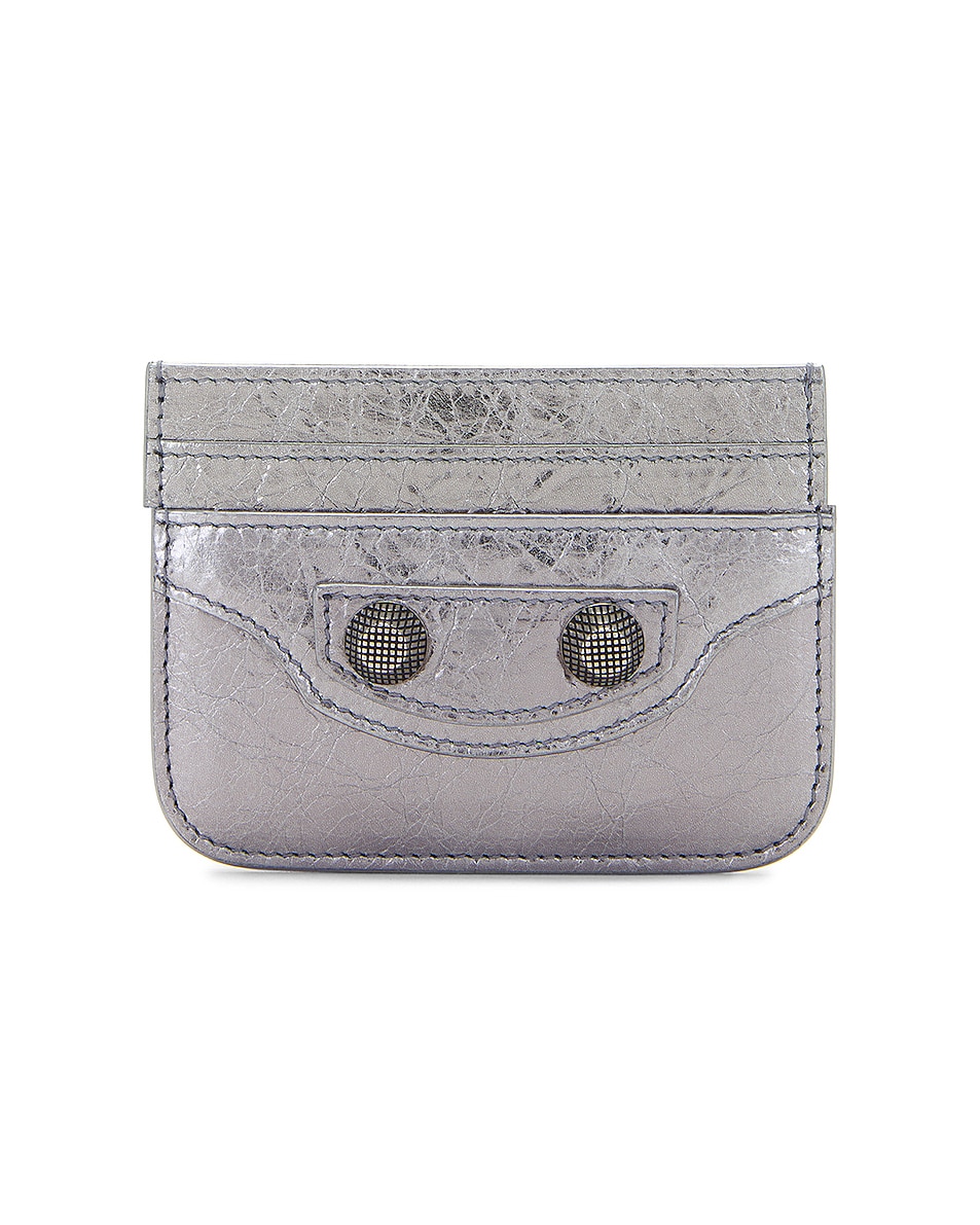 Image 1 of Balenciaga Le Cagole Card Holder in Silver