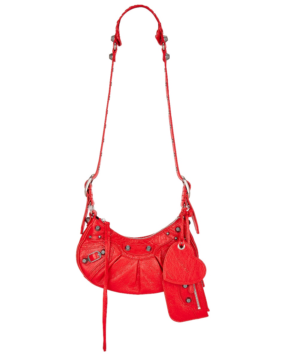 Image 1 of Balenciaga XS Le Cagole Shoulder bag in Tomato Red
