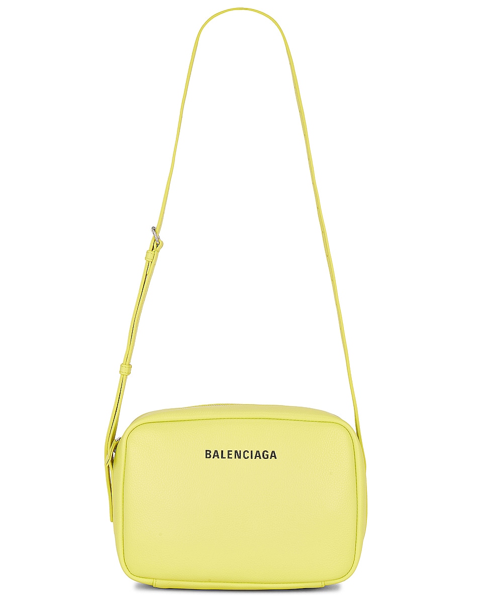 Image 1 of Balenciaga Medium Everyday 2.0 Camera Bag in Lime & Black