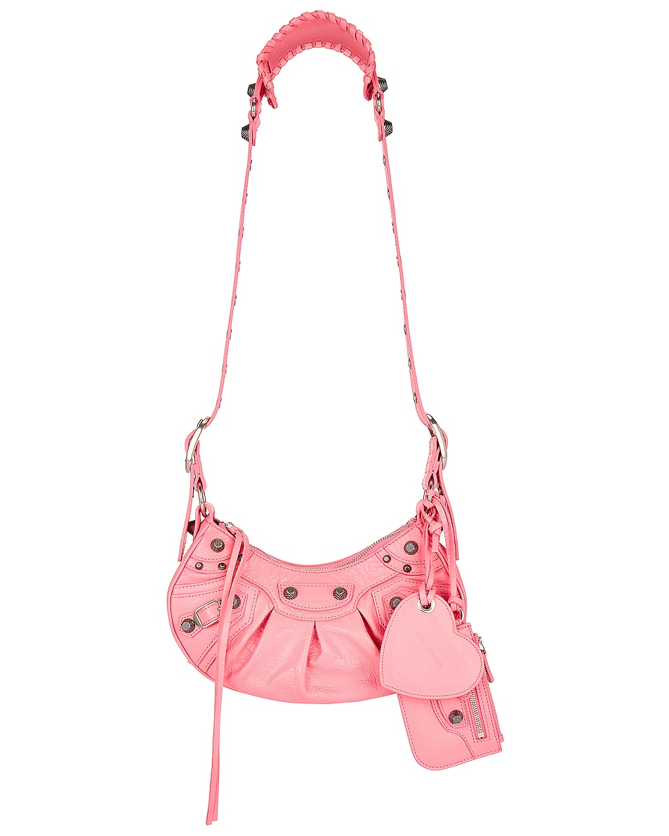 Image 1 of Balenciaga XS Le Cagole Shoulder Bag in Sweet Pink