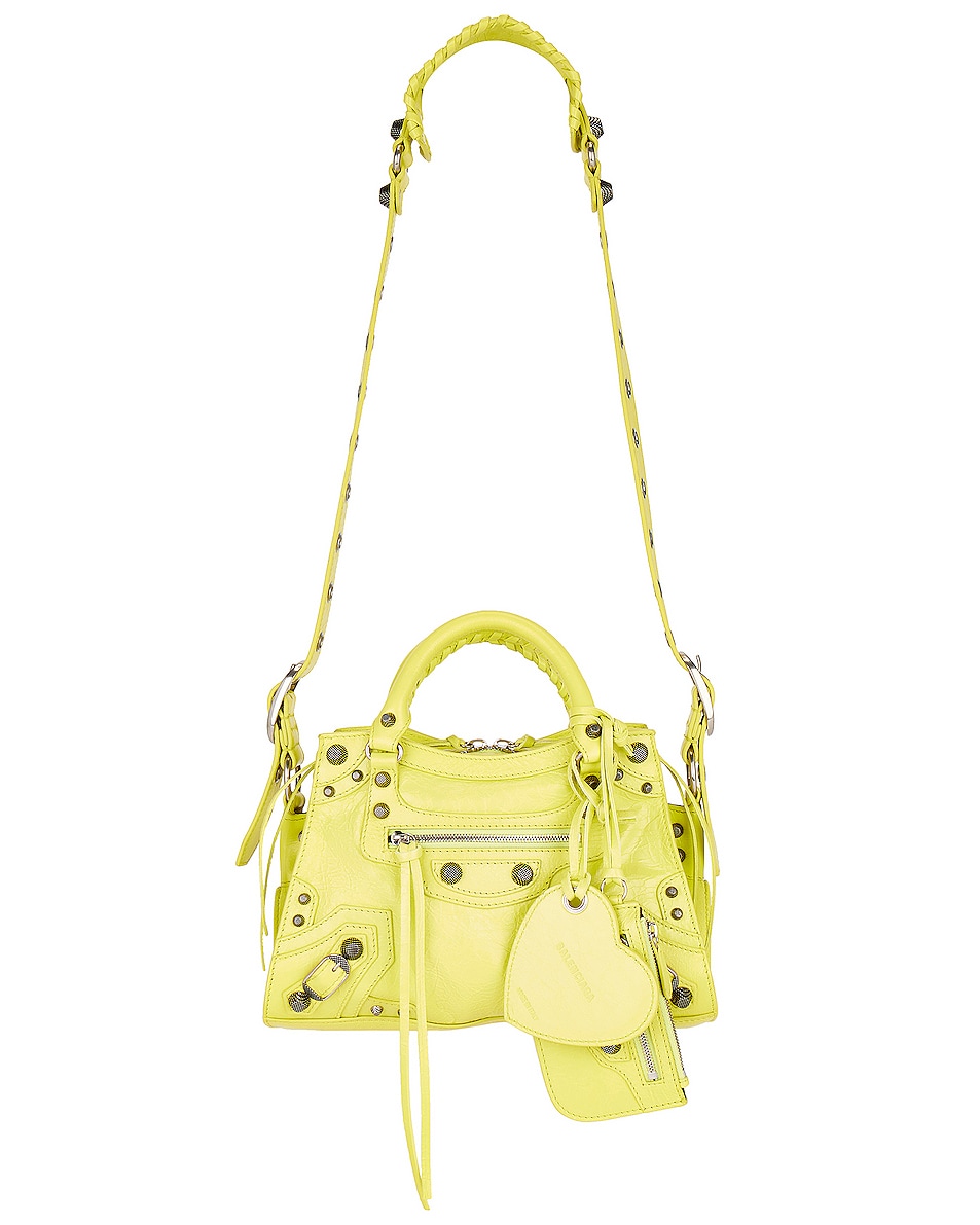 Image 1 of Balenciaga XS Neo Cagole Bag in Lime