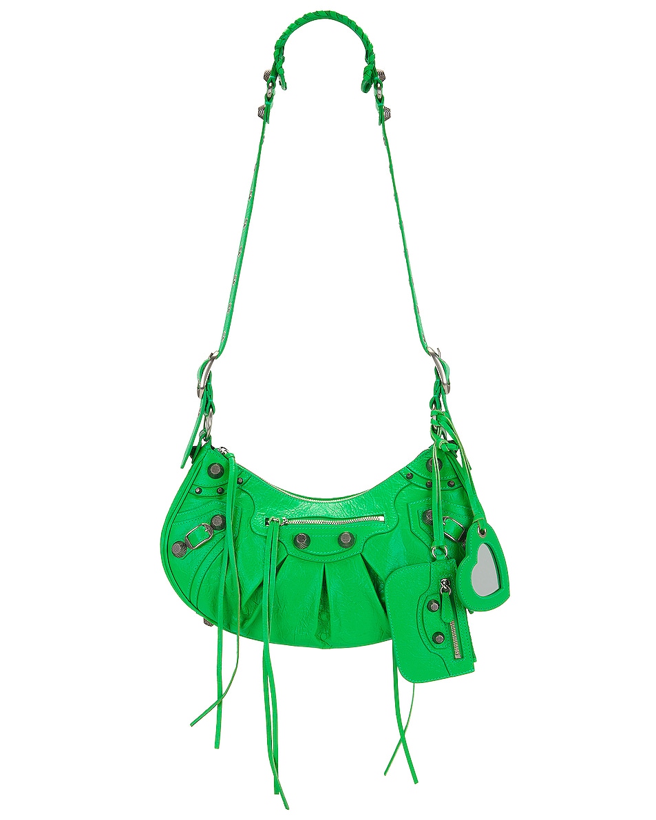 Image 1 of Balenciaga Small Le Cagole Shoulder Bag in Vivid Green