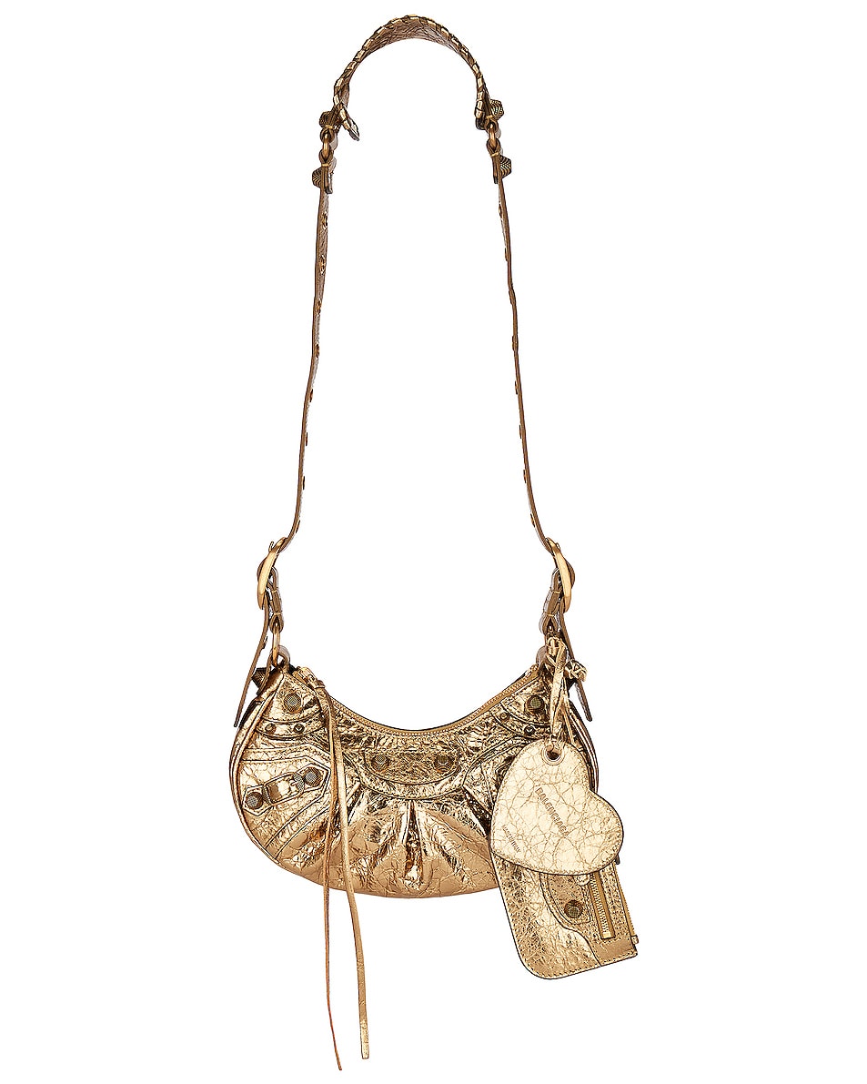 Image 1 of Balenciaga Xs Le Cagole Shoulder Bag in Gold