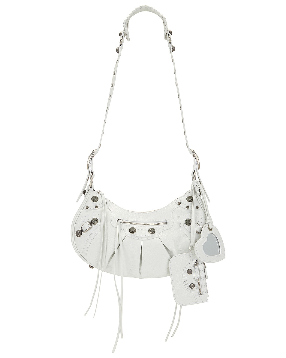 Image 1 of Balenciaga Small Le Cagole Shoulder Bag in Optic White