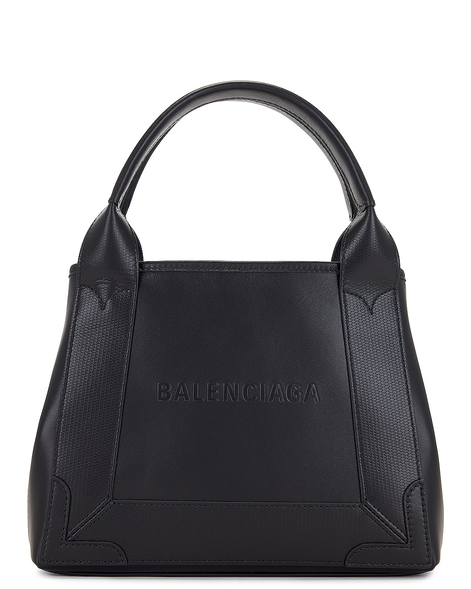Image 1 of Balenciaga Xs Navy Cabas Bag in Black
