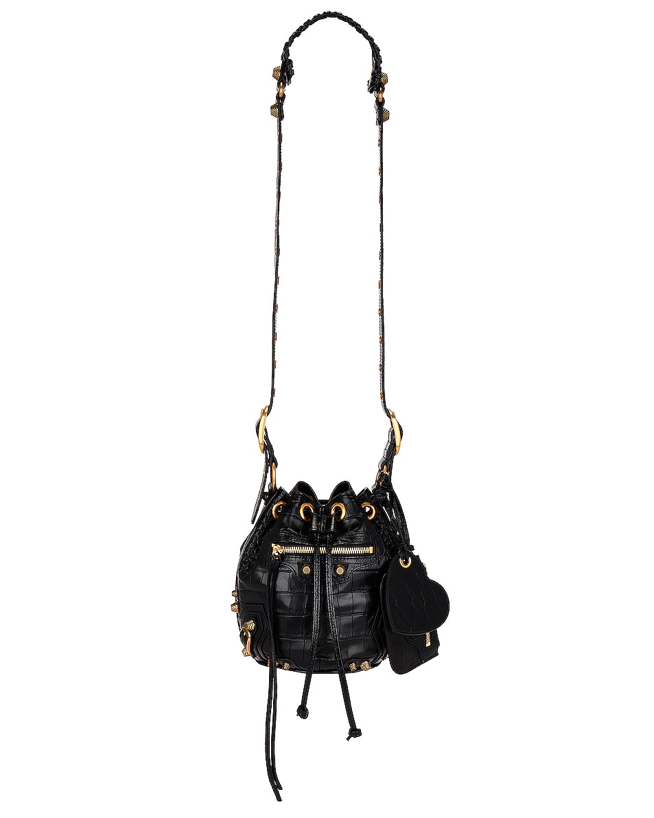 Image 1 of Balenciaga Xs Le Cagole Bucket Bag in Black