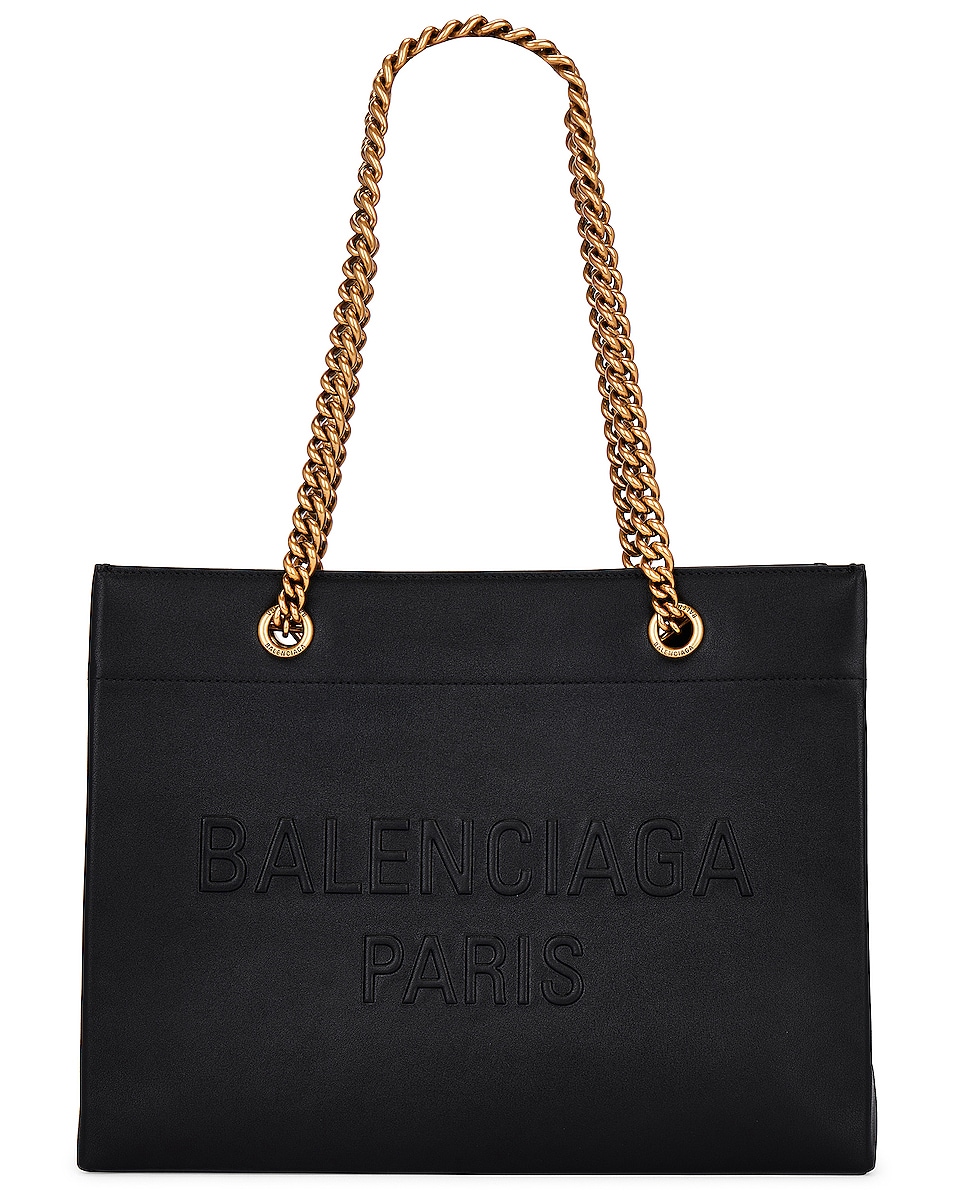 Image 1 of Balenciaga Duty Free Medium Tote Bag in Black