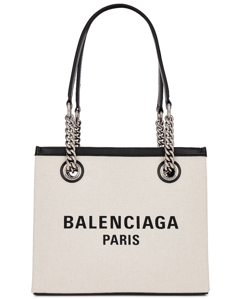 Image 1 of Balenciaga Duty Free Small Tote Bag in Naturel
