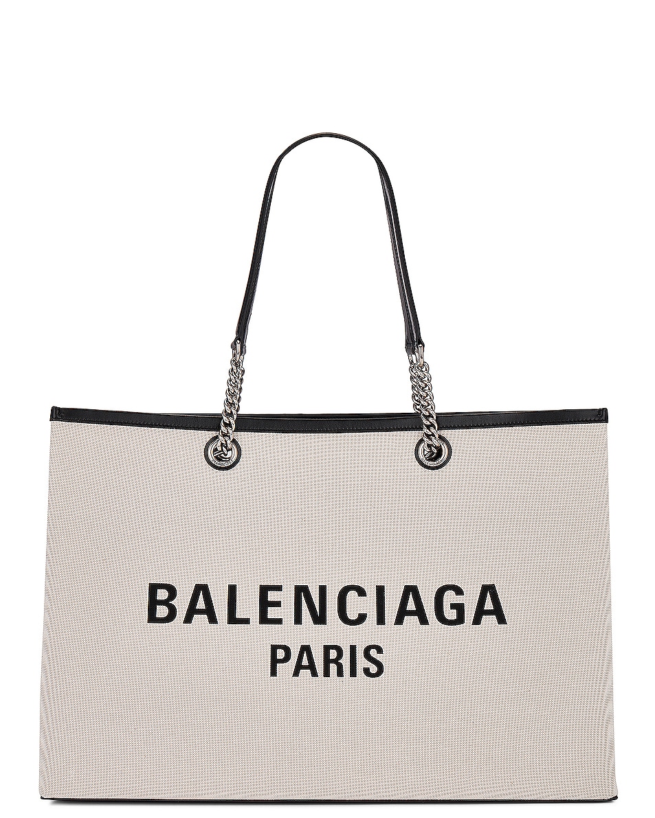 Image 1 of Balenciaga Duty Free Large Tote Bag in Naturel