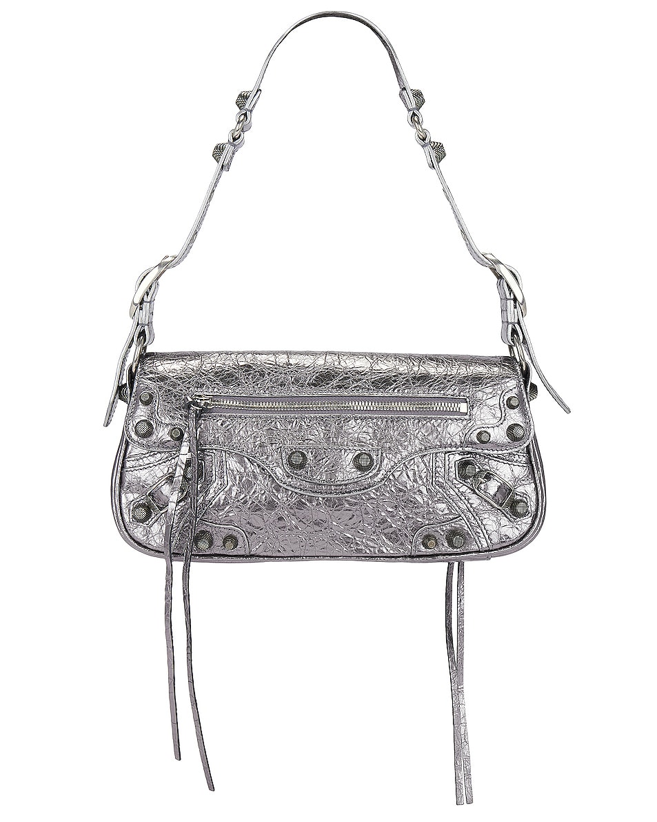Image 1 of Balenciaga Le Cagole Small Sling Bag in Silver