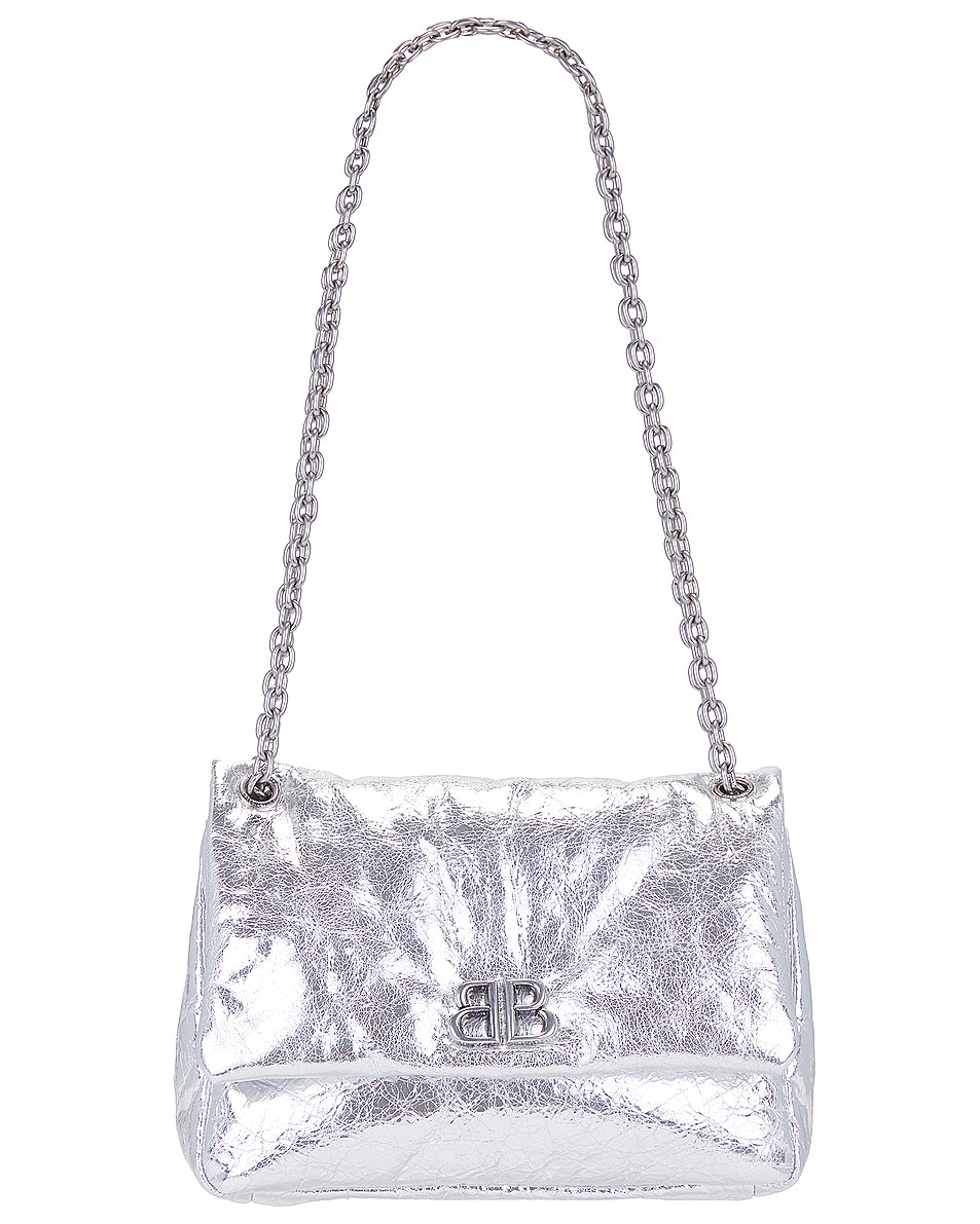 Image 1 of Balenciaga Monaco Mini Bag in Silver