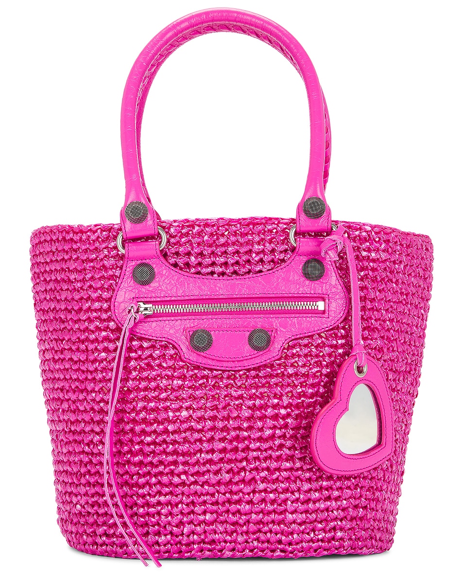 Image 1 of Balenciaga Le Cagole Medium Panier Bag in Light Pink