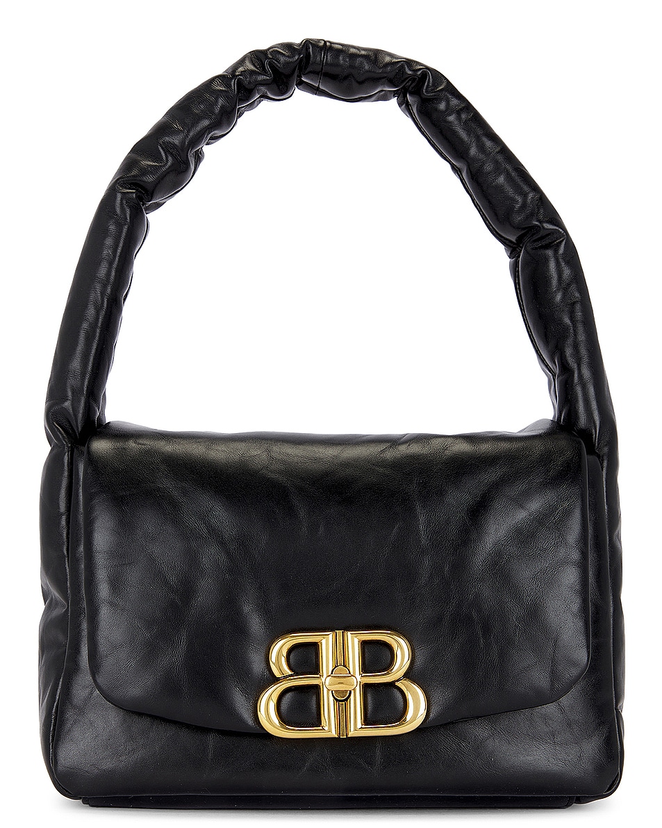 Image 1 of Balenciaga Monaco Small Sling Bag in Black