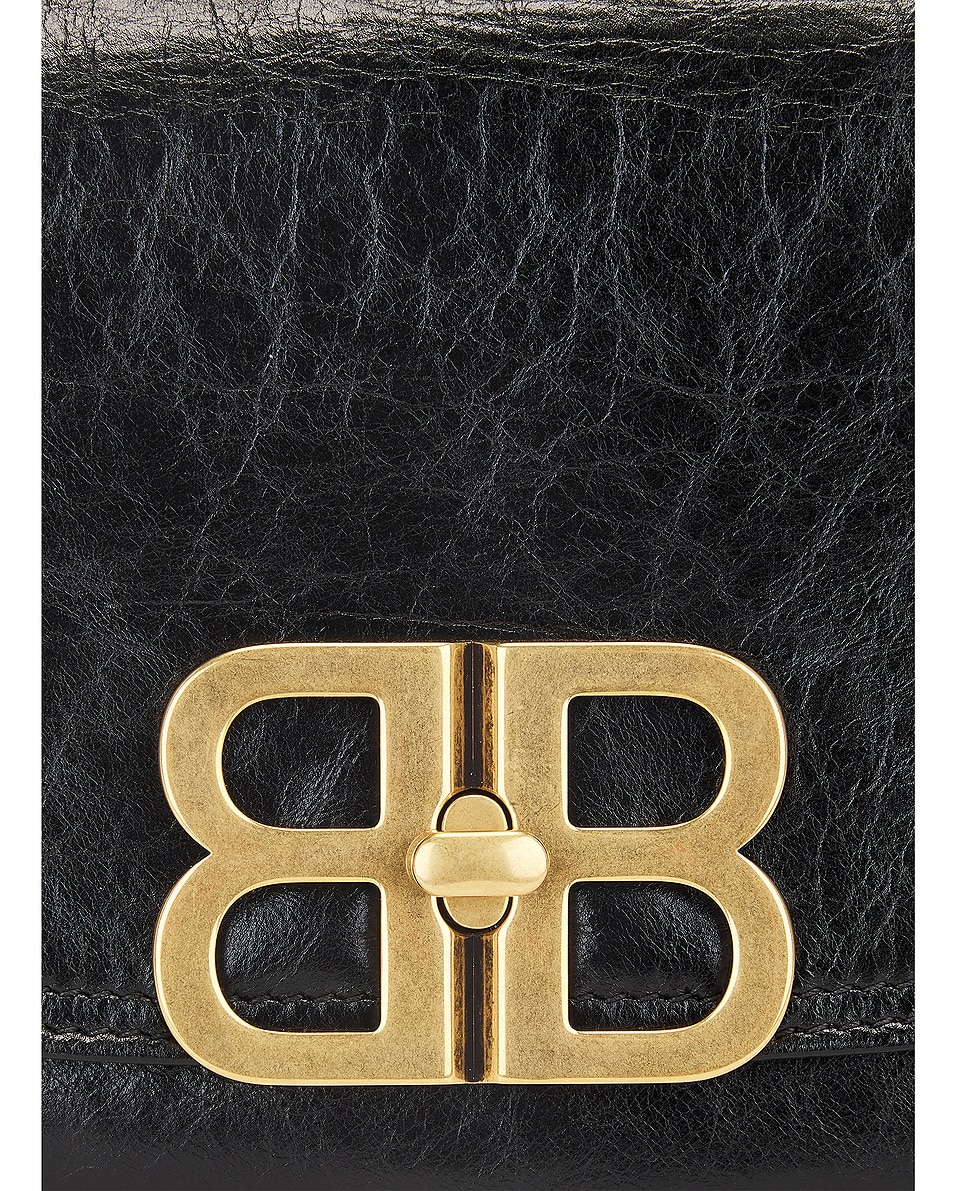 BALENCIAGA Small BB Soft Flap Bag (Optic White)