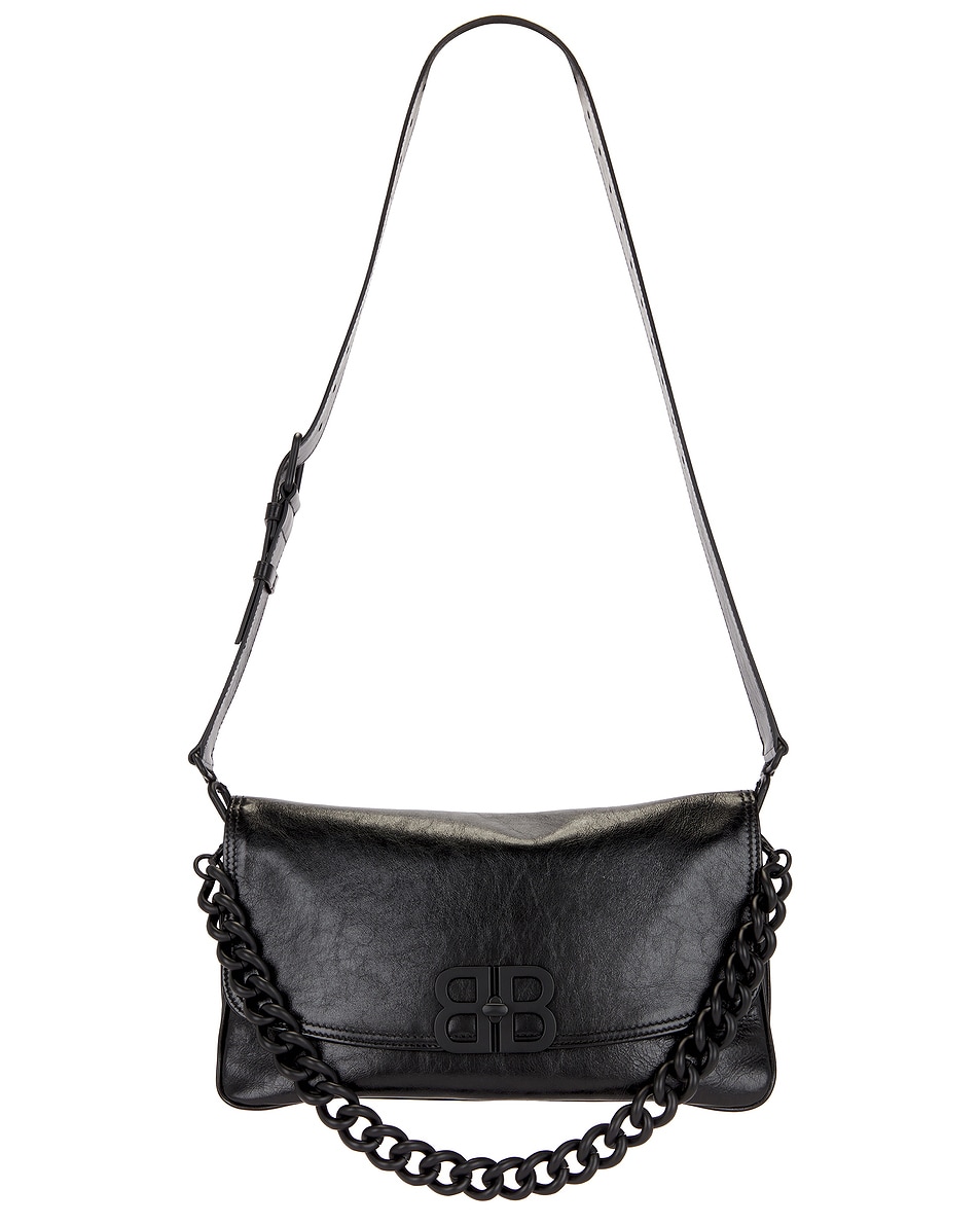 Image 1 of Balenciaga BB Soft Flap Medium Bag in Black
