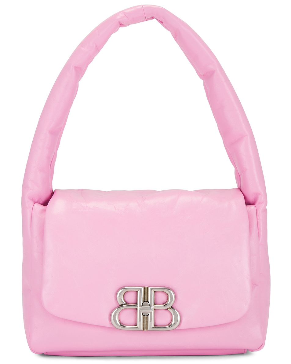 Image 1 of Balenciaga Monaco Small Sling Bag in Pink
