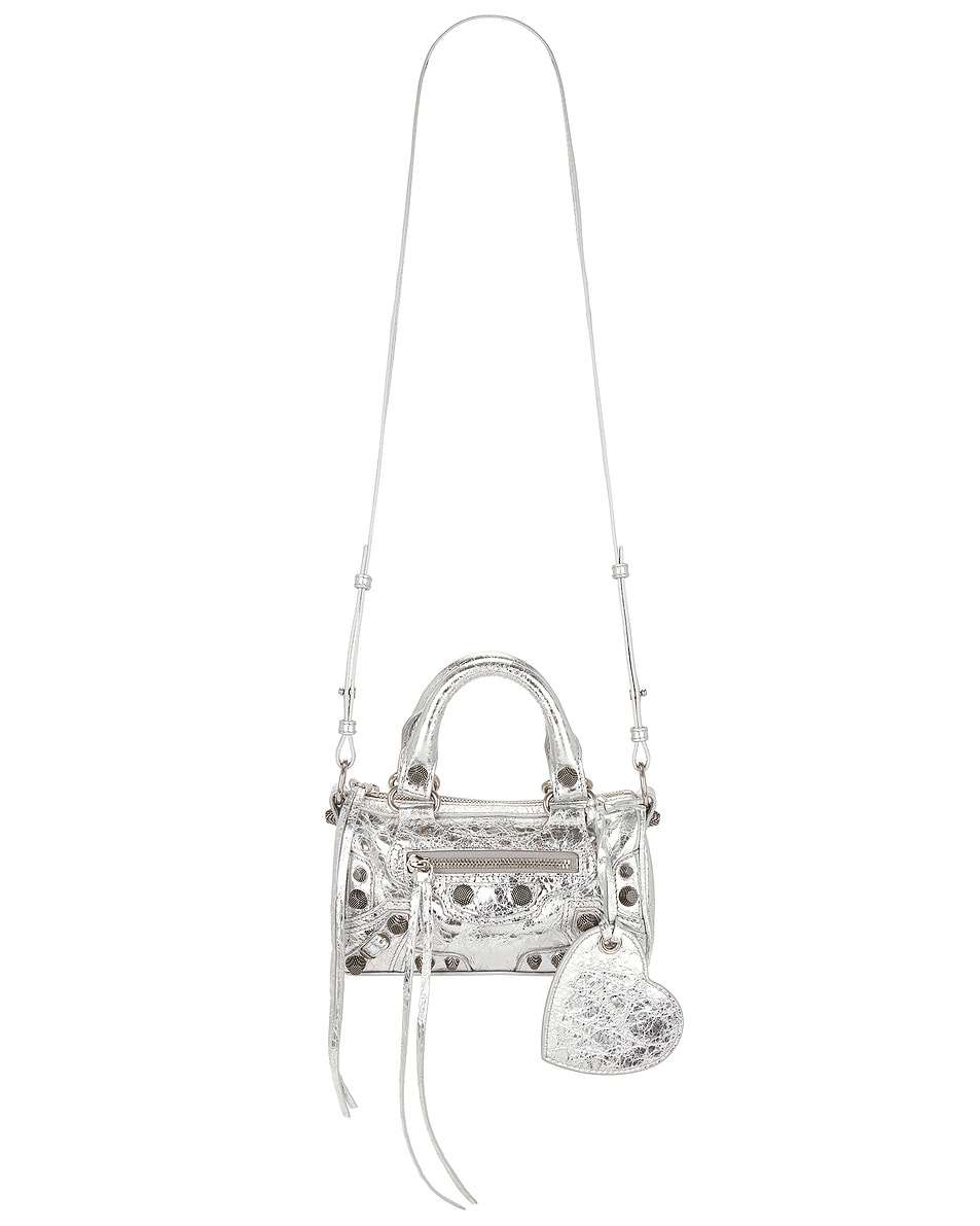 Image 1 of Balenciaga Le Cagole Nano Duffle Bag in Silver