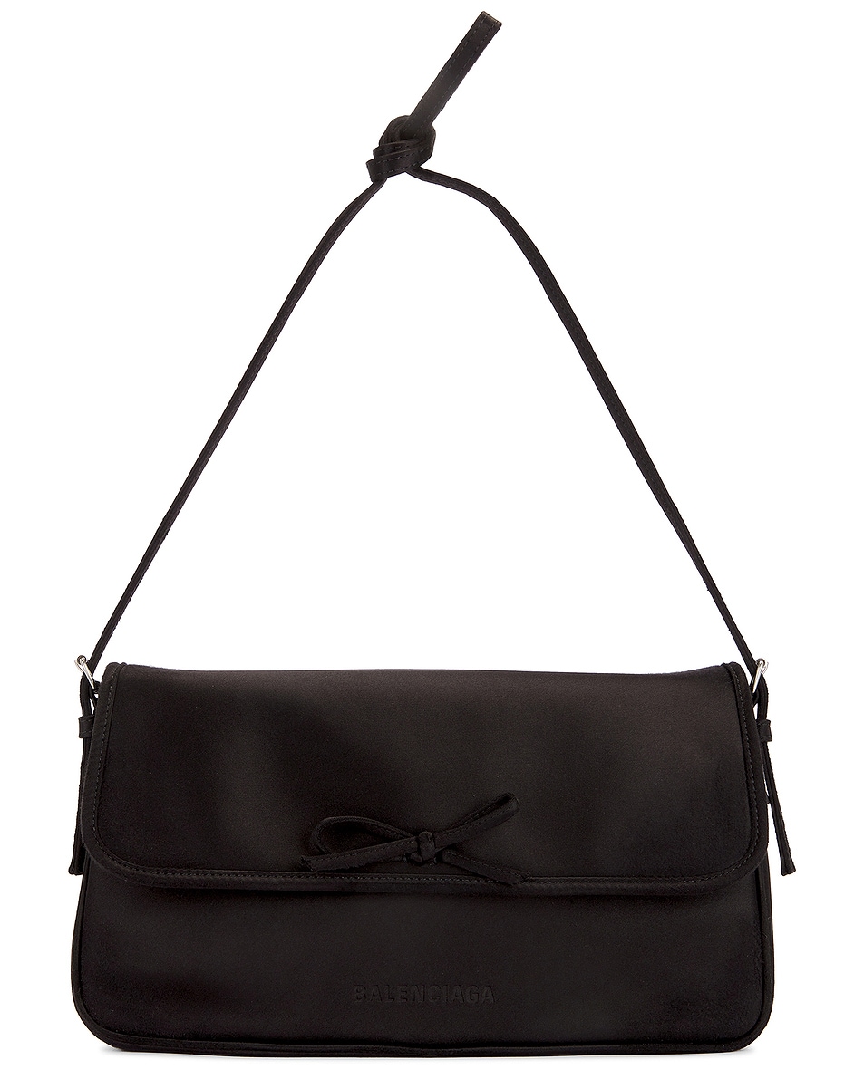 Image 1 of Balenciaga Leopolda Pochette Bag in Black