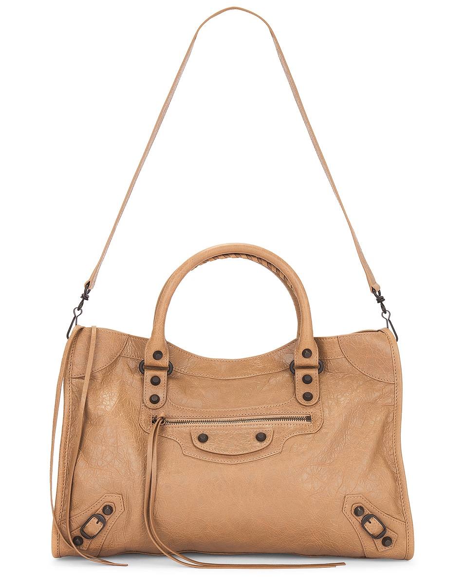 Image 1 of Balenciaga Le City Medium Bag in Latte