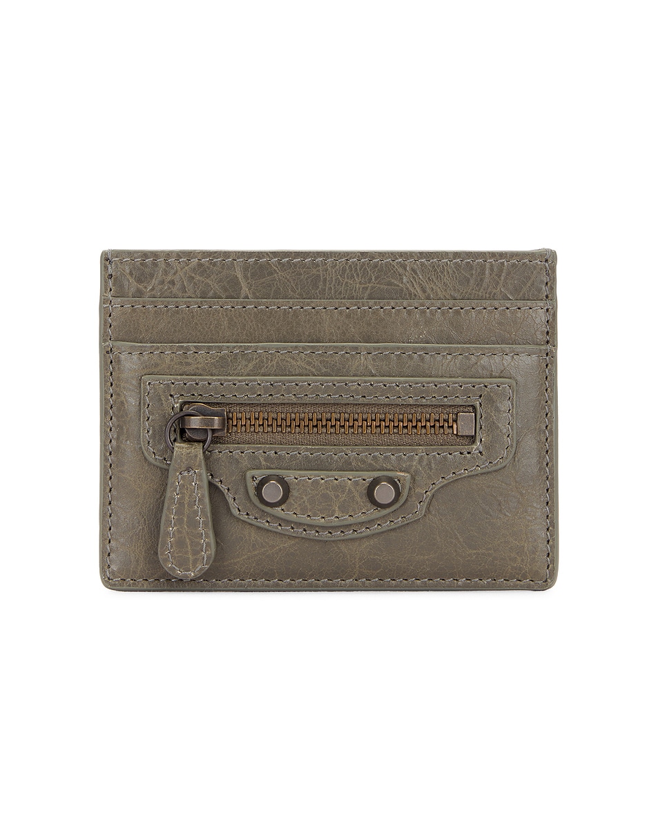 Image 1 of Balenciaga Le City Card Holder in Army Green